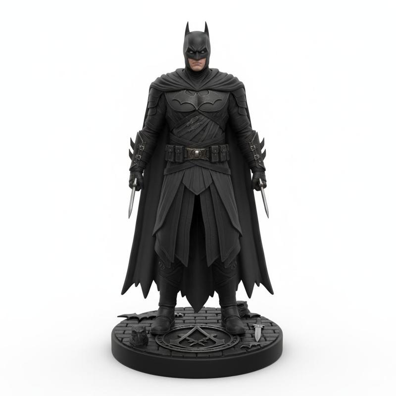 Assassin's Creed style Batman - Epic Fusion 3D Figure ready to print