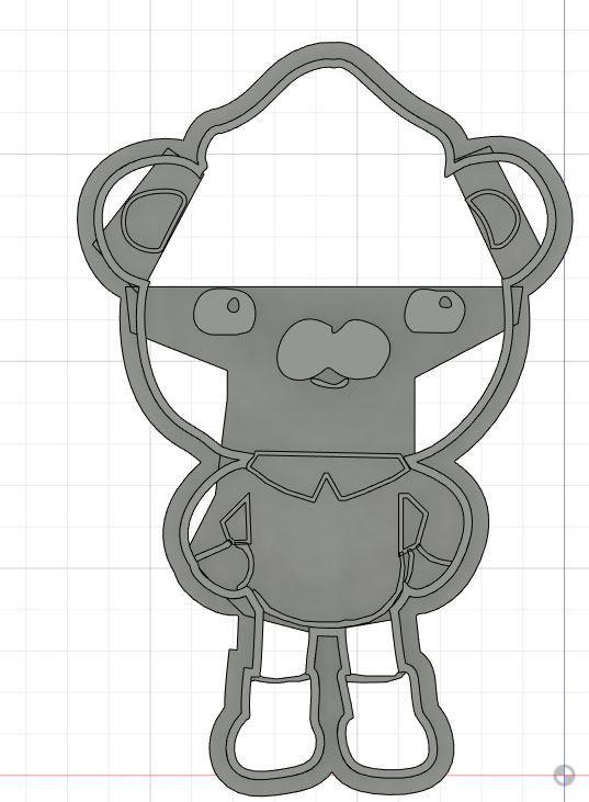 Octonauts Captain Barnacles Cookie Cutter
