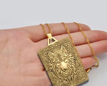 WOLF CELTIC PENDANT