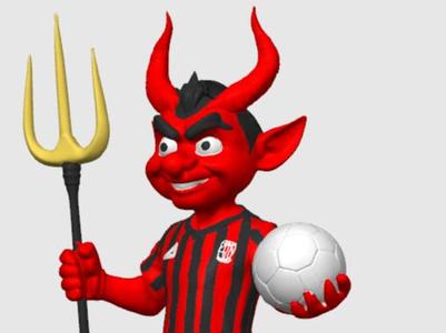 AC MILAN DEVIL MASCOT
