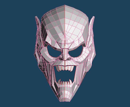 SPIDER-MAN 2002/SPIDER-MAN NO WAY HOME GREEN HOBLIN HELMET LOW POLY