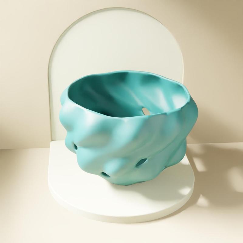 Whispering Spiral Pot/Planter/Orchid Pot/Bowl