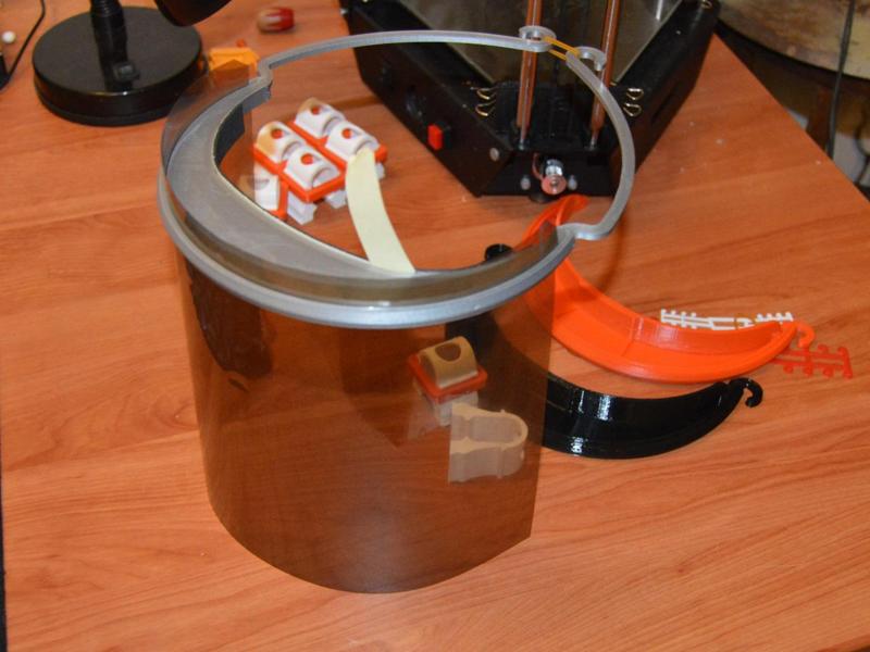 OSH-face-shield-A4 (for 300x300 & 200x200 heated bed)