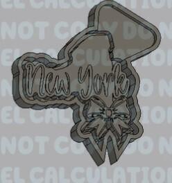 States with Bow Silicone Mold Housing - New York