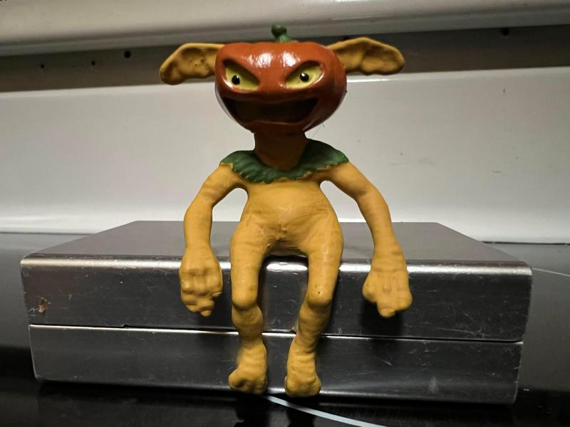 STAR WARS VINTAGE SALACIOUS CRUMB  HALLOWEEN SPECIAL JACK-O, CUSTOM UNPRODUCED KENNER, HASBRO ACTION FIGURE, 3.75", 1/18, 5POA