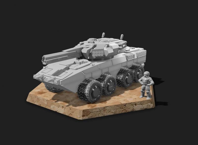 Battletechnology ZABALL2  Armoured Scout Vehicle