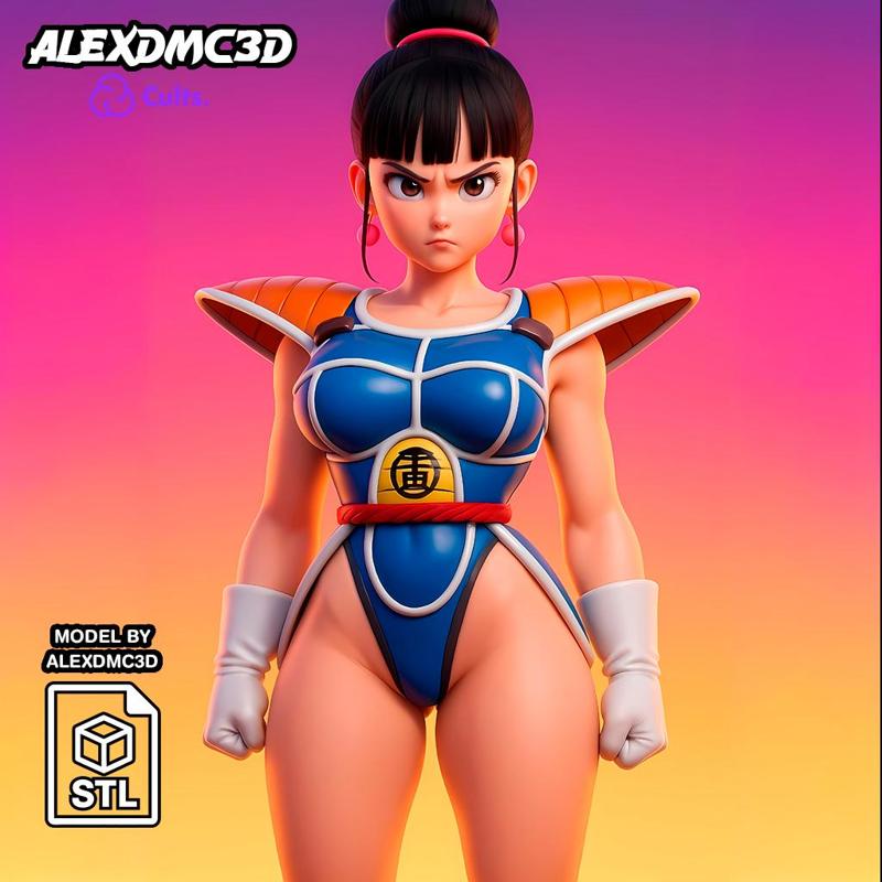 Chi-Chi MILK with Dragon Ball Z Armor