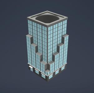 Skyscraper planting pot