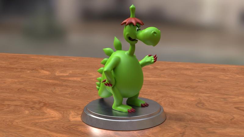 Fume father of Grisu the little Dragon.