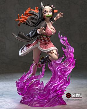 Nezuko Awakened Form STL Ready for 3D Printing