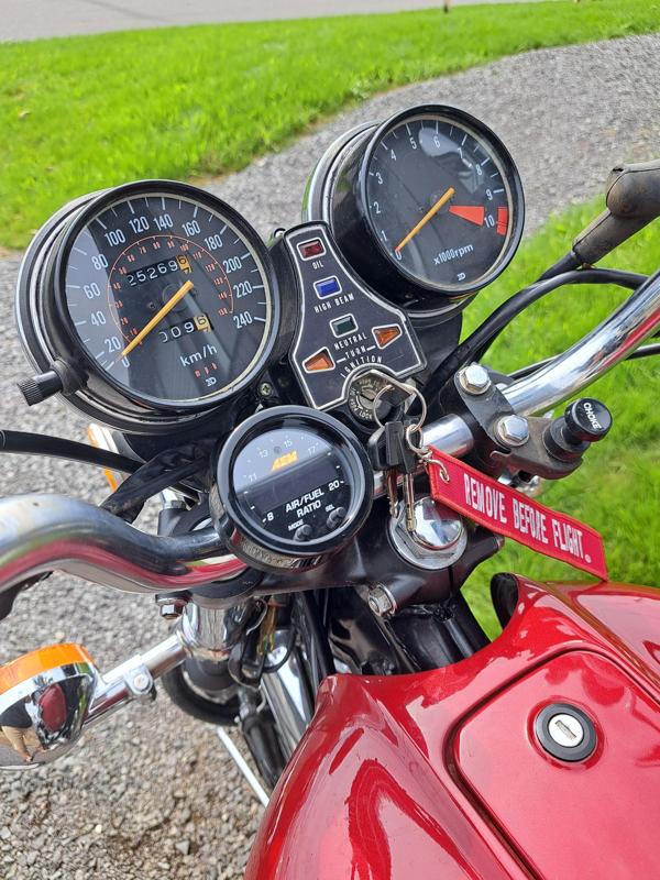 Cb550 Wideband AFR gauge 7/8 or 22mm