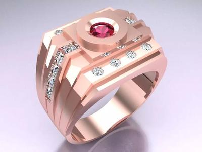 Diamond Ring - Mens Rings - N3247