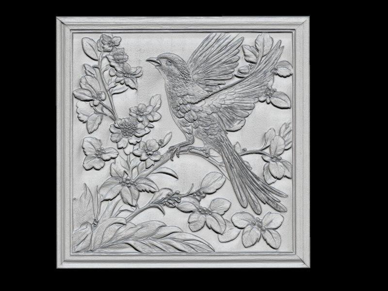 Bird Blossoms Relief