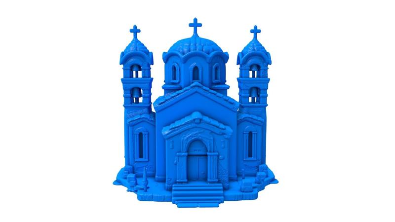 castle / castle stl / church / church stl / gothic church / wooden church / stone church
