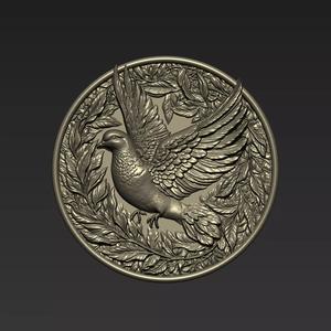 Pigeon Pendant A56