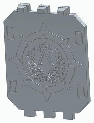 30k Dark Angels Land Raider Door - Ironwing