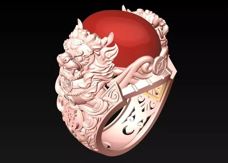 Pixiu Ring - Unicorn Ring - N1331