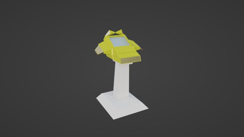 Stardust Coaster - Low Poly Stylized Miniature