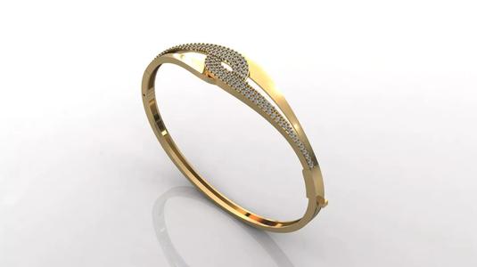 STL 3DM Diamond With Stone Womens Bracelets Women Bracelet