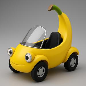 Banana Toy Car