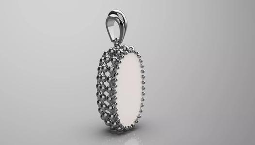 stone gold pendant gp0455