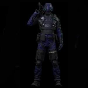 Cyberpunk MaxTac miniature 2