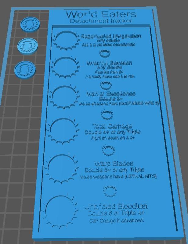 World Eaters Detachment tracker