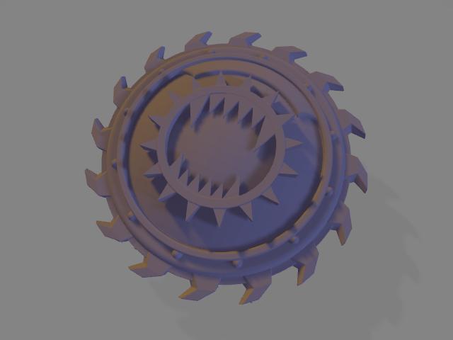 World Eaters Saw Shield