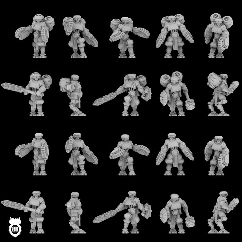 Smallscale Wardens (close combat)