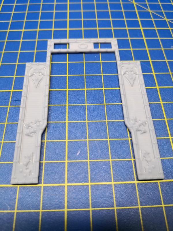 CHAOS SPACE MARINES Rhino top trims / decorations (Type B - World Eaters)