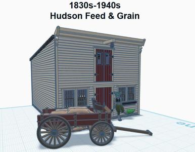 Hudson Feed & Grain (HO SCALE)