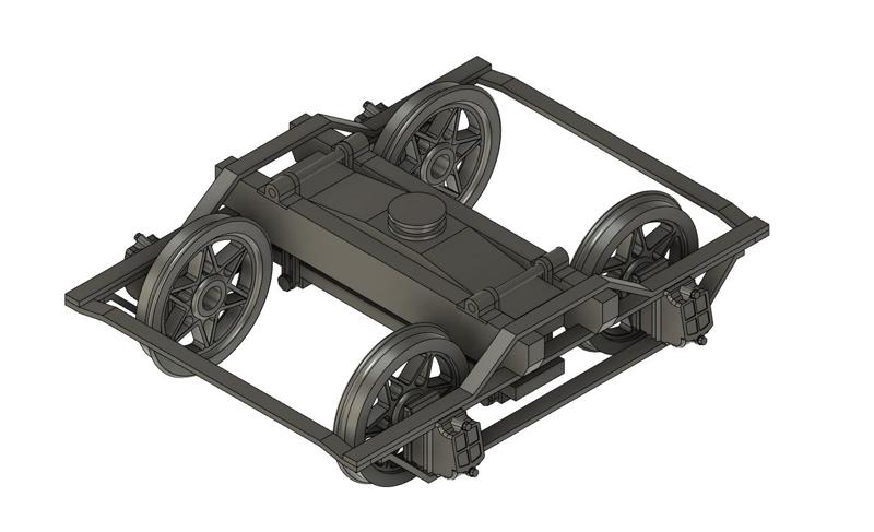 Queensland Rail  4 Foot Bar Frame Wagon Bogie