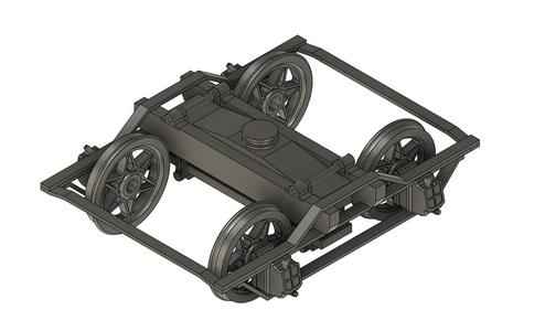 Queensland Rail  4 Foot Bar Frame Wagon Bogie