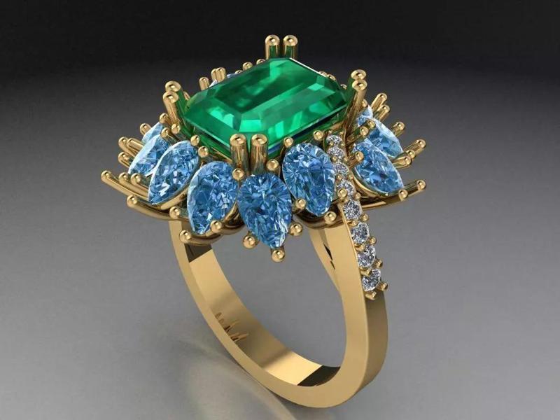 Emerald Ring  535