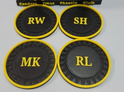 Glass Name Plate/Coaster