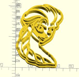 Cookie cutter - Elsa
