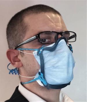 Anti Fog TPU Anti-Microbial Surgical Mask Brace - Adjustable
