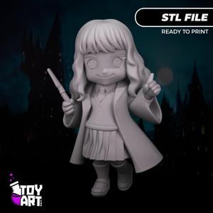 Hermione Granger Chibi - Witch STL Figure