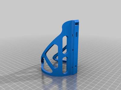 Bottle Cage with zip-ties