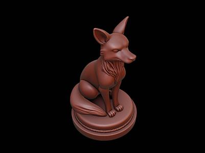 Fox Animal Figure Printable
