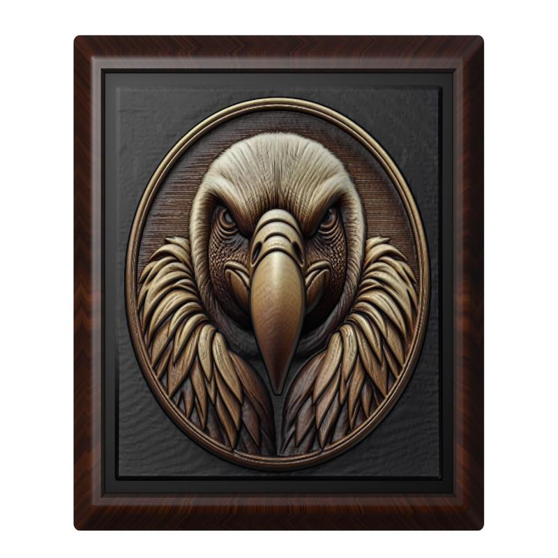 Vulture animal wall art relief wall decor