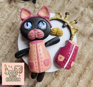 Flexi doll, animal customizable toy cat