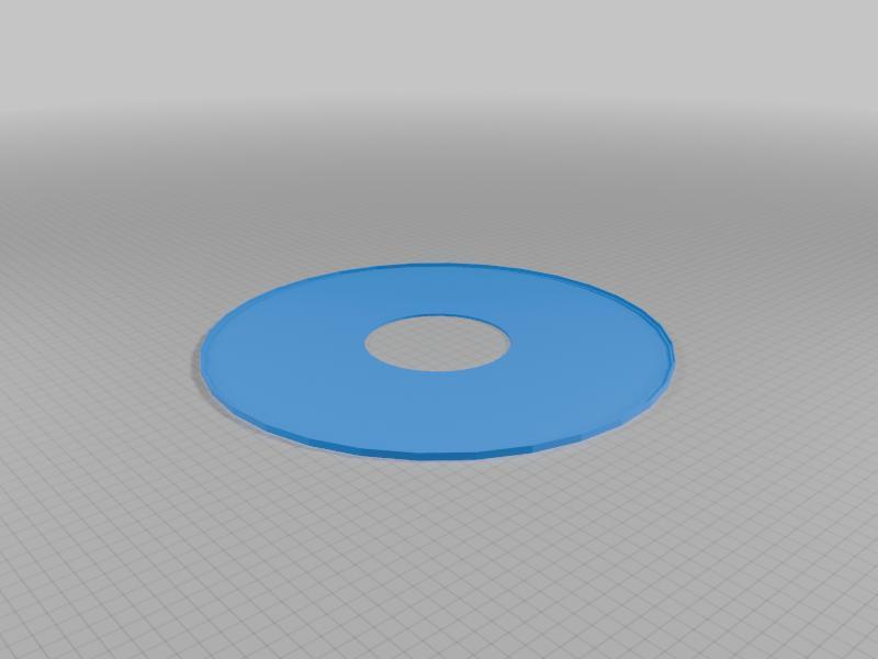 Disc for lamp frame