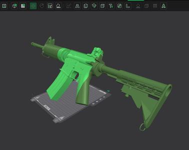 M416 Rifle - Full detail easy print
