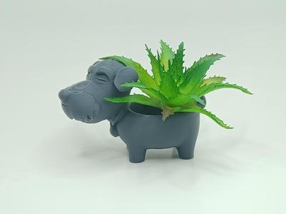Whimsical Dog with Planter – An Exquisite Decorative Piece