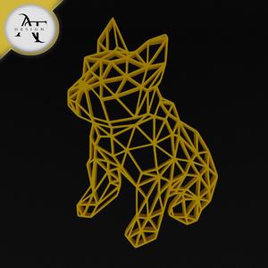 Dog - Geometric - 2D Wall Art Decor