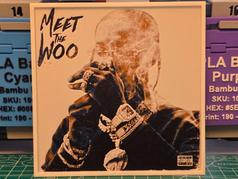 Pop Smoke "Meet The Woo 2" Album - Hueforge Art