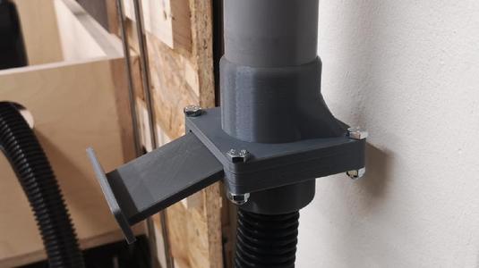 Blastgate 50mm HT mit Stopper