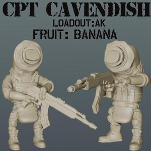 Delta Fruit: CPT Cavendish Banana Commando Stockless AK Rifle Loadout