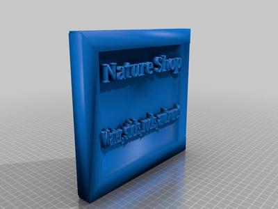 Outside Nature Shop Sign